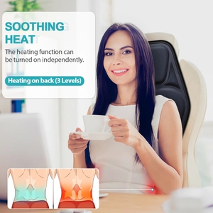Tùy chỉnh xe Ghế massage Đệm mô sâu nhào trở lại Massager Shiatsu Massage đệm với nhiệt để giảm đau lưng - Product Image 4