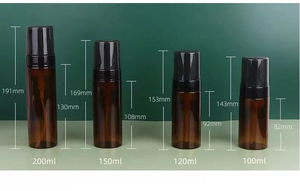 Botella Redonda de Espuma con Bomba, 50ml 100ml 150ml 200ml, Blanca Mate/Brillante, para Cosméticos Líquidos, Alta Calidad, al por Mayor, en Existencia - Product Image 4