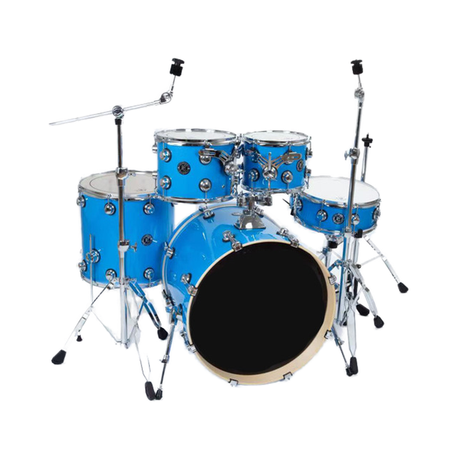 Eco-friendly wood drum set