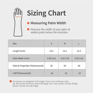 ANBOSON Gant en <span class=keywords><strong>latex</strong></span> rose réutilisable de lavage de la vaisselle à manches longues de 12 pouces du fabricant - Product Image 3