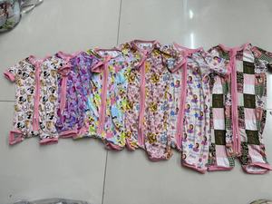 Combinaison bébé unisexe personnalisée en bambou tricoté 200-220 g/m² avec fermeture éclair bidirectionnelle, manches courtes imprimées, décontractée, automne, ODM – Nouveauté très demandée - Product Image 6