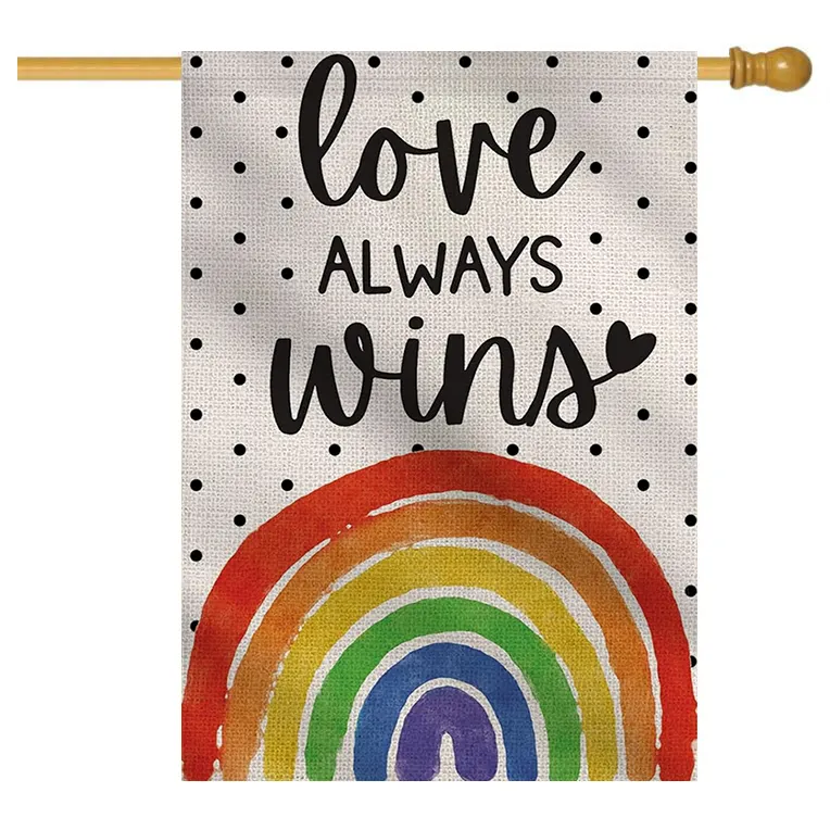 Enviar ahora Fabricación Venta al por mayor Homosexual Bisexual Rainbow House bandera Pansexualidad Transgénero Gay Pride House bandera