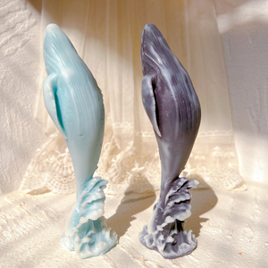 แม่พิมพ์ซิลิโคน DIY Ocean Dolphin,รูปปั้นสัตว์ทะเลรูปทรง<span class=keywords><strong>ขวด</strong></span>สำหรับตกแต่ง - Product Image 3