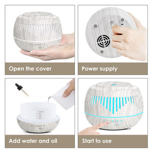 Diffuseur d'huiles essentielles ultrasonique intelligent Tuya WiFi 500 ml, humidificateur, contrôlé par application, compatible Alexa/Google Assistant, électrique, faible consommation - Product Image 5