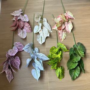 Hojas de helecho artificiales Junheyuan, rama individual para arreglos florales de boda y decoración. - Product Image 1