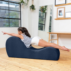 Fabric Stretching Relaxation Exercise with <strong>Padded</strong> Sponge Removable and Washable Non-Slip Bottom for Bedroom or Living <strong>Room</strong> - Product Image 3