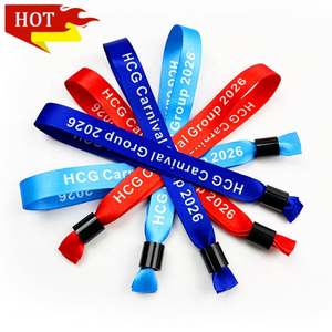 Bracelets personnalisés multicolores en gros avec fermeture coulissante – Idéal pour festivals et événements (bracelet-billet) - Product Image 3