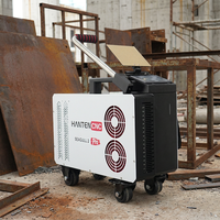 Nettoyeur laser à impulsions 300W pour l'élimination de la rouille sur le métal, le décapage de la peinture sur le bois, le nettoyage de la pierre et le traitement des graffitis muraux