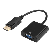 Mindpure Aktiver HDMI-zu-VGA-Adapter 1080P, HDMI-Stecker auf VGA-Buchse Konverter mit 3,5mm Audioanschluss & USB-Stromversorgung für PC-Monitor