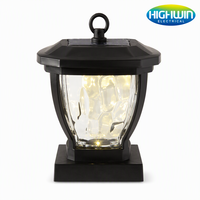 Lampe solaire de jardin à ampoule Edison, 2700K, blanc chaud, 15LM, 1.2V, batterie Ni-MH 1200mAh, panneau 64x64mm, couvercle bleu, 53.6cm