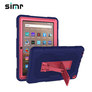 Étui de protection en silicone TPU souple et robuste, <span class=keywords><strong>anti</strong></span>-chute, antidérapant, coloré Simr pour Kindle Fire HD8 Plus - Product Image 1