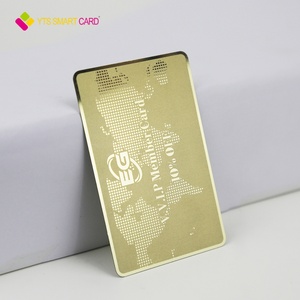 YTS Customized Nfc Smart Chip PvcRfid <b>Card</b> 13.56mhz Black <b>Access</b> <b>Control</b> Metal Business Credit <b>Card</b> - Product Image 3