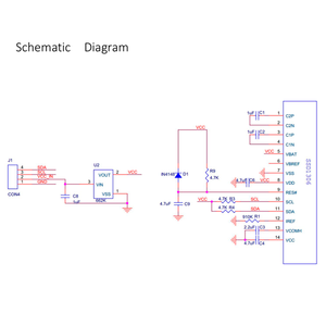 0.69 inch Micro <span class=keywords><strong>OLED</strong></span> màn hình 4 pins <span class=keywords><strong>96x16</strong></span> <span class=keywords><strong>OLED</strong></span> hiển thị Module 0.69 inch I2C IIC ssd1315 3V 5V tương thích - Product Image 6