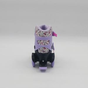 Patins à <span class=keywords><strong>glace</strong></span> violets réglables avec roues lumineuses <span class=keywords><strong>pour</strong></span> débutants, taille réglable, patins <span class=keywords><strong>pour</strong></span> enfants, tout-petits, garçons, filles - Product Image 2