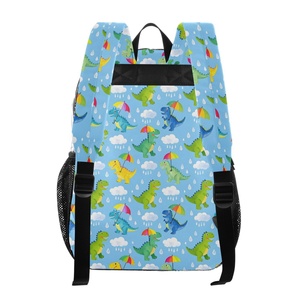 New Arrival Dinosaur Print Clear PVC <b>Backpack</b> Heavy Duty Transparent Bookbag for <b>School</b> <b>Backpack</b> with Reinforced Strap for Kids - Product Image 3