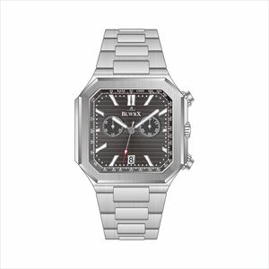 Reloj Multifuncional de Cuarzo con Cronógrafo Cuadrado de Acero Inoxidable 316 de 41 mm - Product Image 1