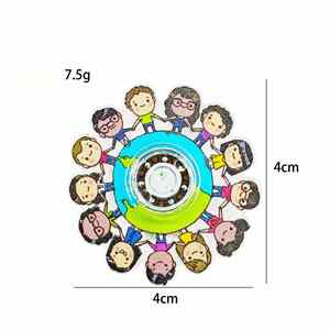 Spinner Giratorio Creativo Personalizado, Juguete Acrílico para Girar con la Punta de los Dedos, Educativo y Antiestrés - Product Image 5
