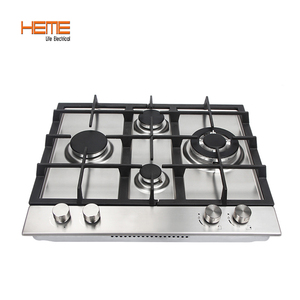 Estufa de Gas Empotrada de Acero Inoxidable con 4 Quemadores y Personalización Completa Disponible - Product Image 1