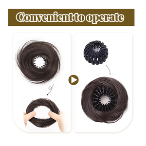 U-part Clip-in <span class=keywords><strong>Postiche</strong></span> en fibre haute température Fluffy Natural Looking Long Straight One Piece Extension pour les femmes - Product Image 6