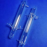 Tuyau droit en quartz transparent personnalisé, sans ozone, résistant à la corrosion, surface polie, quartz professionnel