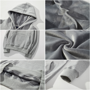 Tùy Chỉnh 3D Nổi Dệt Kim Công Nghệ Lông Cừu Người Đàn Ông Thiết Kế Lông Người Đàn Ông S Hoodies Áo Nỉ Số Lượng Lớn Mua Đồng Bằng Herren Hoodie Pria Đồng Bằng - Product Image 4