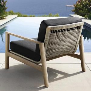 Outdoor <b>Lounge</b> Furniture Set Luxury Garden Teak Wood Rattan Wove Outdoor Furniture - Product Image 1