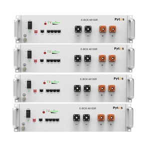 Batterie murale LiFePO4 5kWh 10kWh 48V 51.2V 100Ah 200Ah avec BMS intelligent pour système de stockage d'énergie solaire domestique - Product Image 1