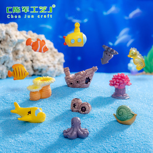 Buena calidad Chunjun paisaje mundo <span class=keywords><strong>submarino</strong></span> peces Coral <span class=keywords><strong>submarino</strong></span> DIY acuario paisaje Decoración Accesorios Mini Orname - Product Image 2