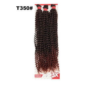 Extensiones de cabello trenzado de ganchillo de 24 pulgadas, tipo <span class=keywords><strong>Kima</strong></span> Passion Twist, pre-enlazadas, 3x más largas, con ondas de agua, 300g, de gran valor, para mujeres negras. - Product Image 4