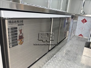 Remorque alimentaire mobile en acier inoxydable, fibre de verre et aluminium avec cuisine à vendre - Petite taille pour service de hot-dogs et frites - Product Image 4