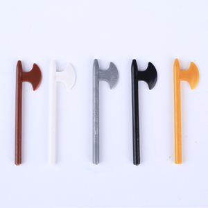 Moc Middeleeuwse Militaire Kasteelridders Minifigs Wapens Bouwstenen Legersoldaten Bijl Accessoires Bakstenen Speelgoed - Product Image 2