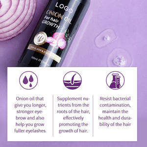 Etiqueta privada Cuidado del cabello Anti pérdida Aceite para el crecimiento del cabello Romero Cebolla roja para la pérdida del cabello Nutritivo Fortalecimiento Reparación Aceite para el cuero cabelludo - Product Image 3