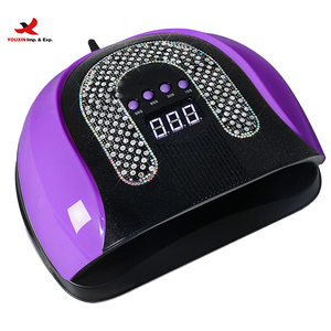 Sèche-ongles LED UV à technologie de photothérapie haute puissance avec capteur, portable, pour tous les gels, avec diamants incrustés, remise sur les achats mixtes HQ - Product Image 1