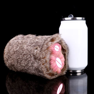 Geeba Leeuw Pluche Mannelijke Masturbator Voor Mannen Dubbel Kanaal Seksspeeltjes Anus Poppen Kunstmatige Zak Pussy - Product Image 3