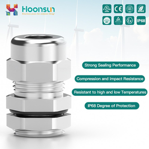 Marine lớp 316L thép không gỉ Cáp tuyến | ATEX/iecex nổ bằng chứng | IP68/<span class=keywords><strong>ip69k</strong></span> NPT chủ đề> 90dB EMI/RFI che chắn | - Product Image 2