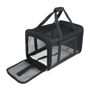 Bolsa de viaje para mascotas Portador extensible para perros Aprobado por la aerolínea Portador plegable para gatos Lateral suave extra espacioso - Product Image 3