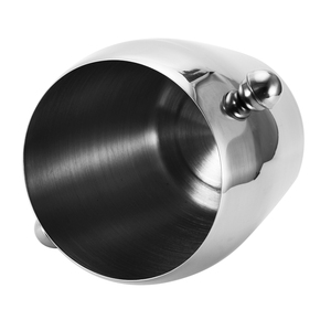 Logotipo personalizado Bar 2.5L Mini Acero inoxidable Cerveza Vino Champán Cubo <span class=keywords><strong>de</strong></span> hielo <span class=keywords><strong>para</strong></span> fiesta Camping Ama <span class=keywords><strong>de</strong></span> <span class=keywords><strong>casa</strong></span> - Product Image 3