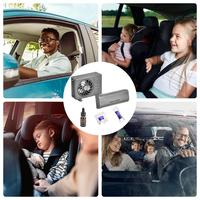 Diffuseur de parfum solaire pour voiture, clip de ventilation, mini climatiseur décoratif en plastique, machine d'aromathérapie à parfum longue durée