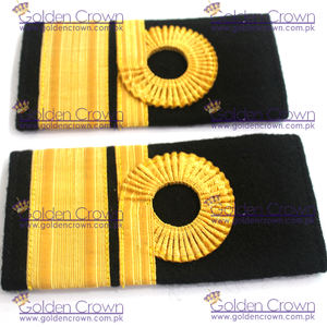 Badges à coudre au design 3D, épaulettes avec tresses dorées, logo brodé, tissu plastique pour la décoration d'uniformes, vente en gros - Product Image 2