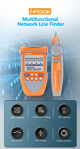 工厂为网络工程师提供带液晶显示器和端口查找器的诊断工具网络电缆测试仪 - Product Image 2