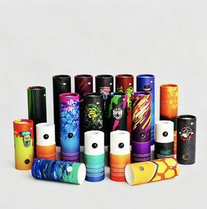 Custom Safety Lock Paper Can, Child-Resistant Buckle Cylindrical Packaging <b>Box</b> for Electronic Devices and <b>Smoke</b> Tubes - Product Image 4