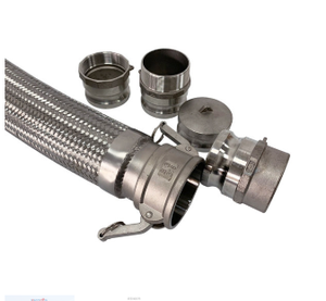 צינור מתכת גמיש מפלדת אל-חלד איכותית במחיר מפעל, צינור צמה מתכתית עם אביזרי צמה - Product Image 3