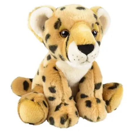 Fluffy soft Toys Plush Cheetah Stuffed Wild Animals Toy