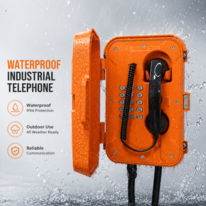 <span class=keywords><strong>Téléphone</strong></span> de communication robuste pour extérieur, résistant aux intempéries IP67, pour environnements difficiles et zones dangereuses - Product Image 2