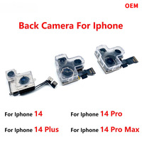 Câble flexible de remplacement pour objectif principal testé à 100 %, caméra arrière pour iPhone 14 Plus, câbles flexibles de haute qualité pour téléphone