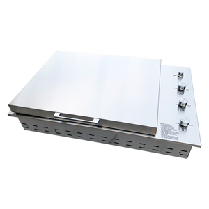 Sang trọng 3-burner gas BBQ nướng với nắp thép không gỉ Drop-in Countertop cho nhà bếp ngoài trời - Product Image 4