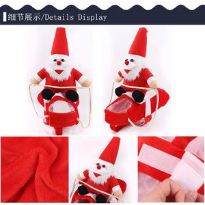 Vêtements <span class=keywords><strong>pour</strong></span> animaux de compagnie en forme de poupée Père Noël <span class=keywords><strong>pour</strong></span> chiens et chats - Product Image 6