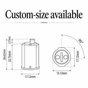 <span class=keywords><strong>Serrure</strong></span> de boîte à outils à cylindre CamLock en alliage de zinc chromé, anti-effraction, haute sécurité, ANSI Grade 2, à 2 clés, OEM/ODM - Product Image 4