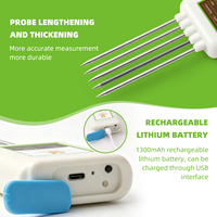 Sonde de détection de fertilité du sol multi-paramètres 8-en-1 haute précision Bluetooth NPK PH EC Humidité Température YG-09C