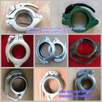 Pièces détachées ou accessoires pour pompe à béton Schwing, accouplement à coin MF150 6 pouces, collier de serrage pour tuyau MF